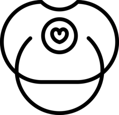 Baby Soother Sketch Drawing Svg, Free Vectors File